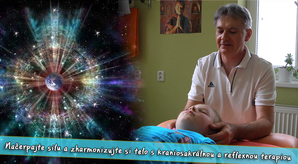 60 minútová kraniosakrálna alebo reflexná terapia. Fotka zľavy: Načerpajte energiu a zharmonizujte svoje telo pri 60 min. kraniosakrálnej terapii
alebo využite 60 min. reflexnú terapiu s komplexnou diagnostikou podľa tradičnej čínskej medicíny so 46% zľavou.